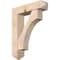 Ekena Millwork Westlake Arts and Crafts Smooth Bracket w/ Offset Brace, Douglas Fir, 7 1/2"W x 30"D x 38"H BKT0806X30X38WTL03SDF - alternate 1